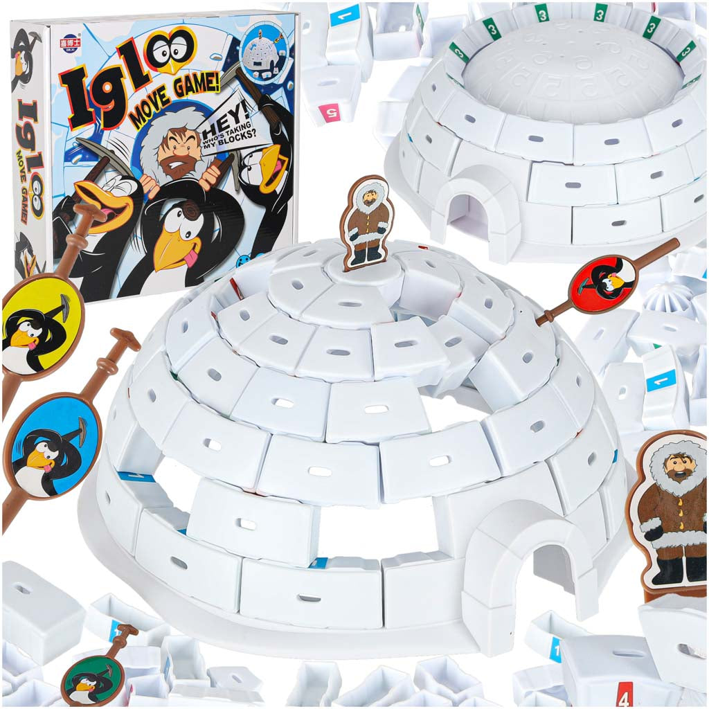 Jeu d'adresse Construire des Iglo Penguins