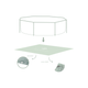 Swim Essentials Ground Cover For Round Pool - Green - Essence - Ø 300 Cm