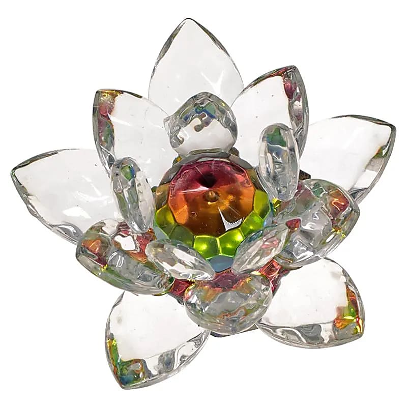 Crystal Lotus - Set 7 Cm De 3 Buc