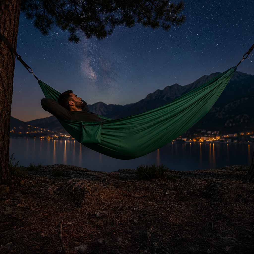 Travel Camping Hammock Travel Hammock 270cm Ecru