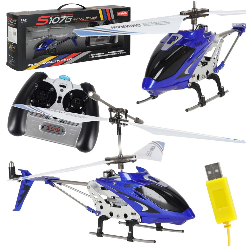 Syma S107g Rc Helicopter Blue