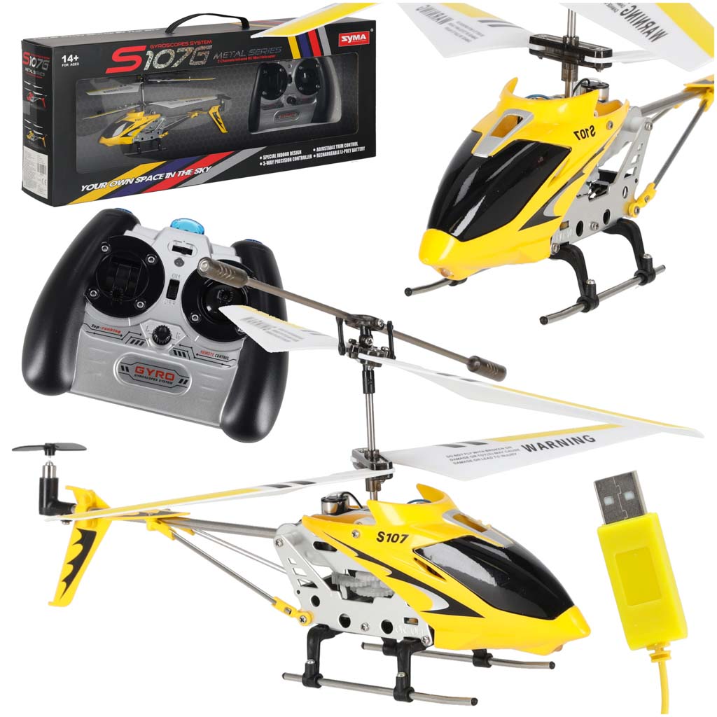 Syma S107g Rc Helicopter Yellow