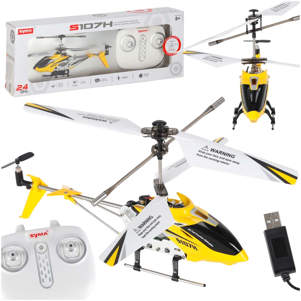 Rc Helicopter Syma S107h 2.4ghz Rtf Yellow