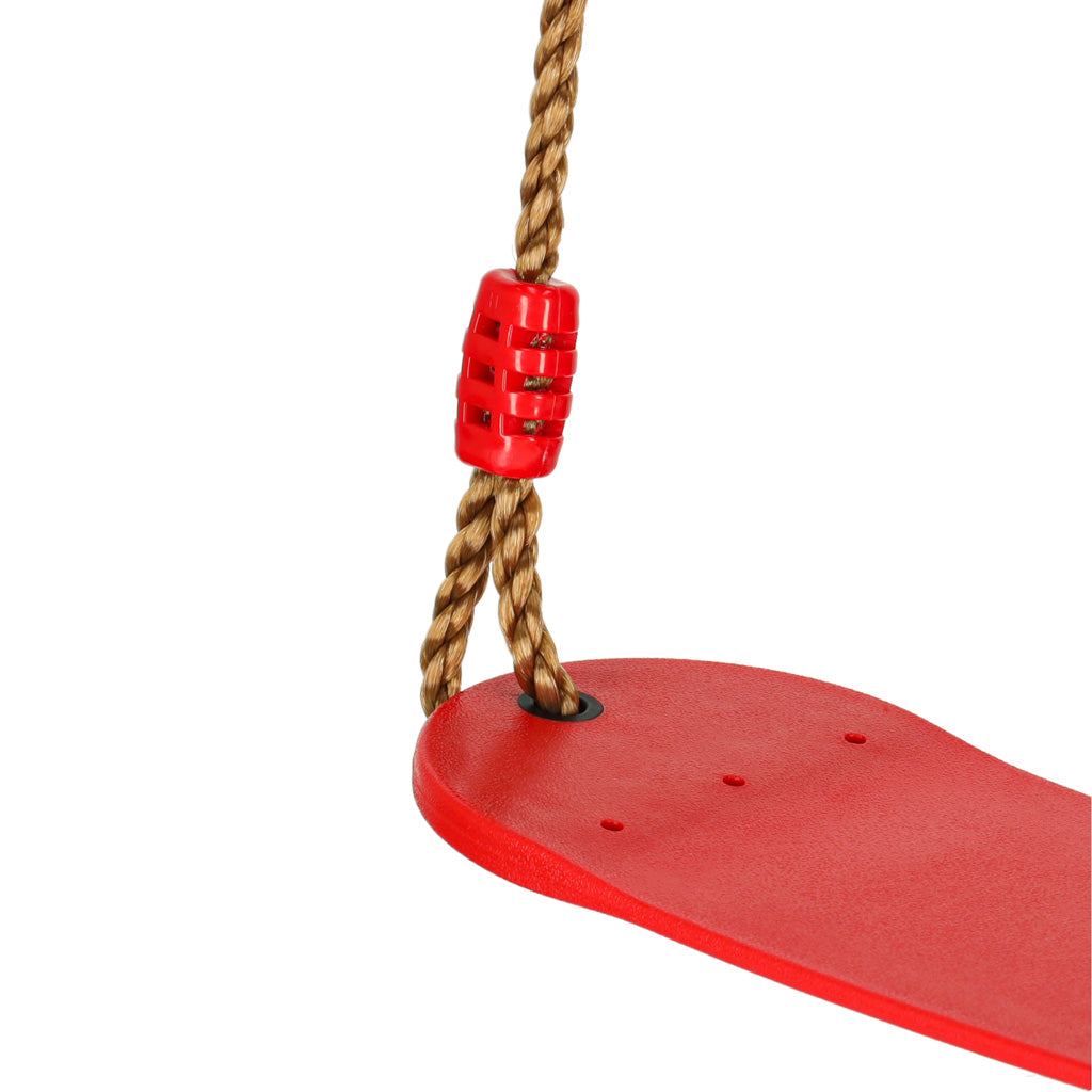 Balançoire de jardin pour enfants plate durable rouge
