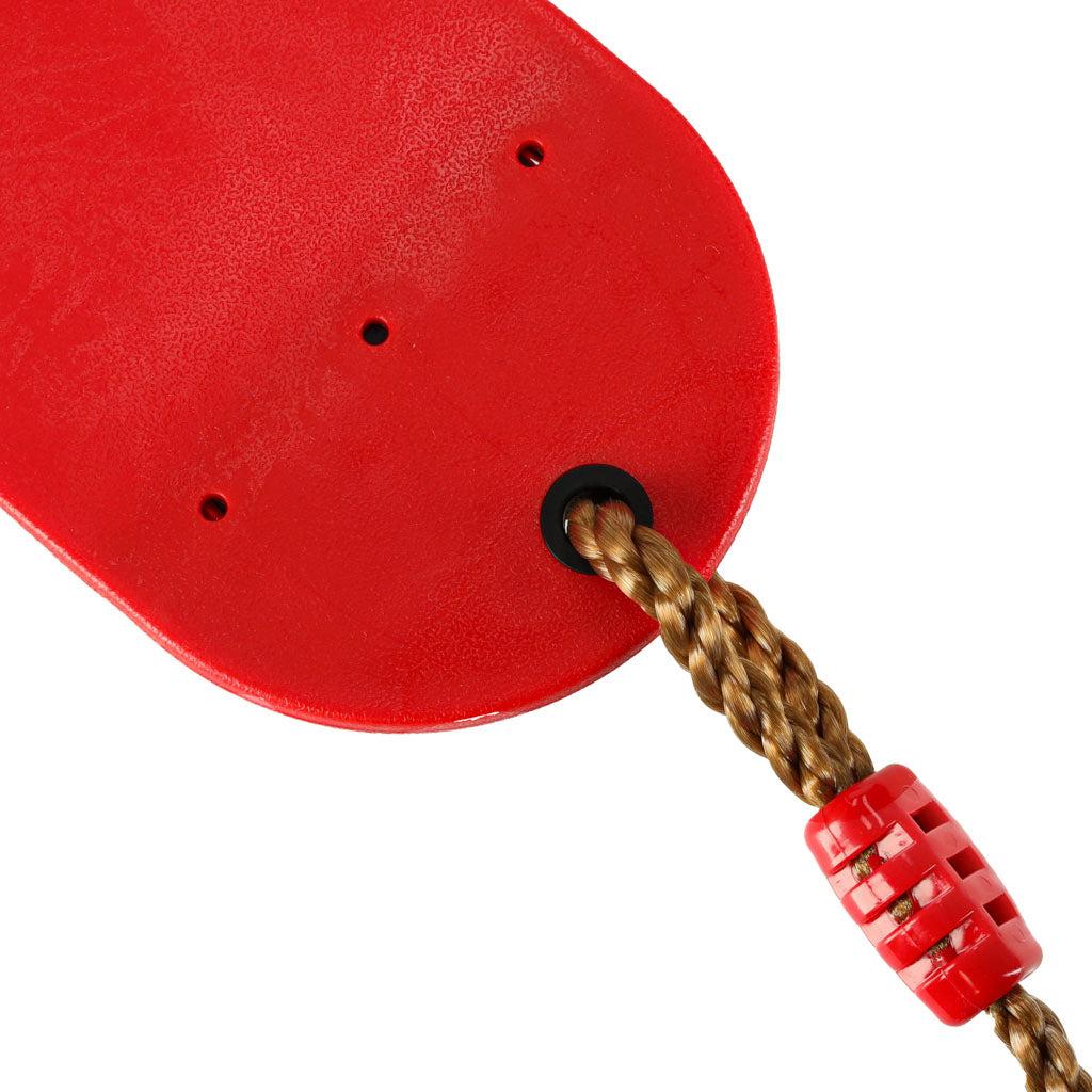 Balançoire de jardin pour enfants plate durable rouge