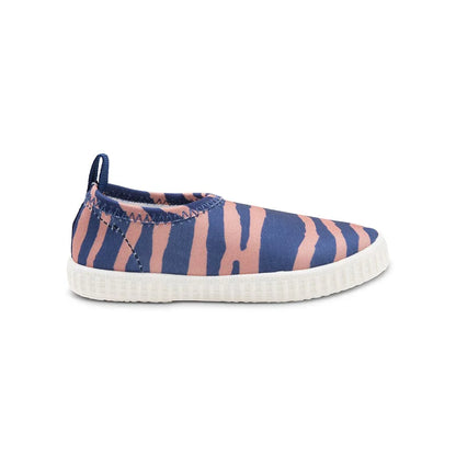 Swim Essentials Kids Water Shoes - Blå/orange - Vibrant Stripes