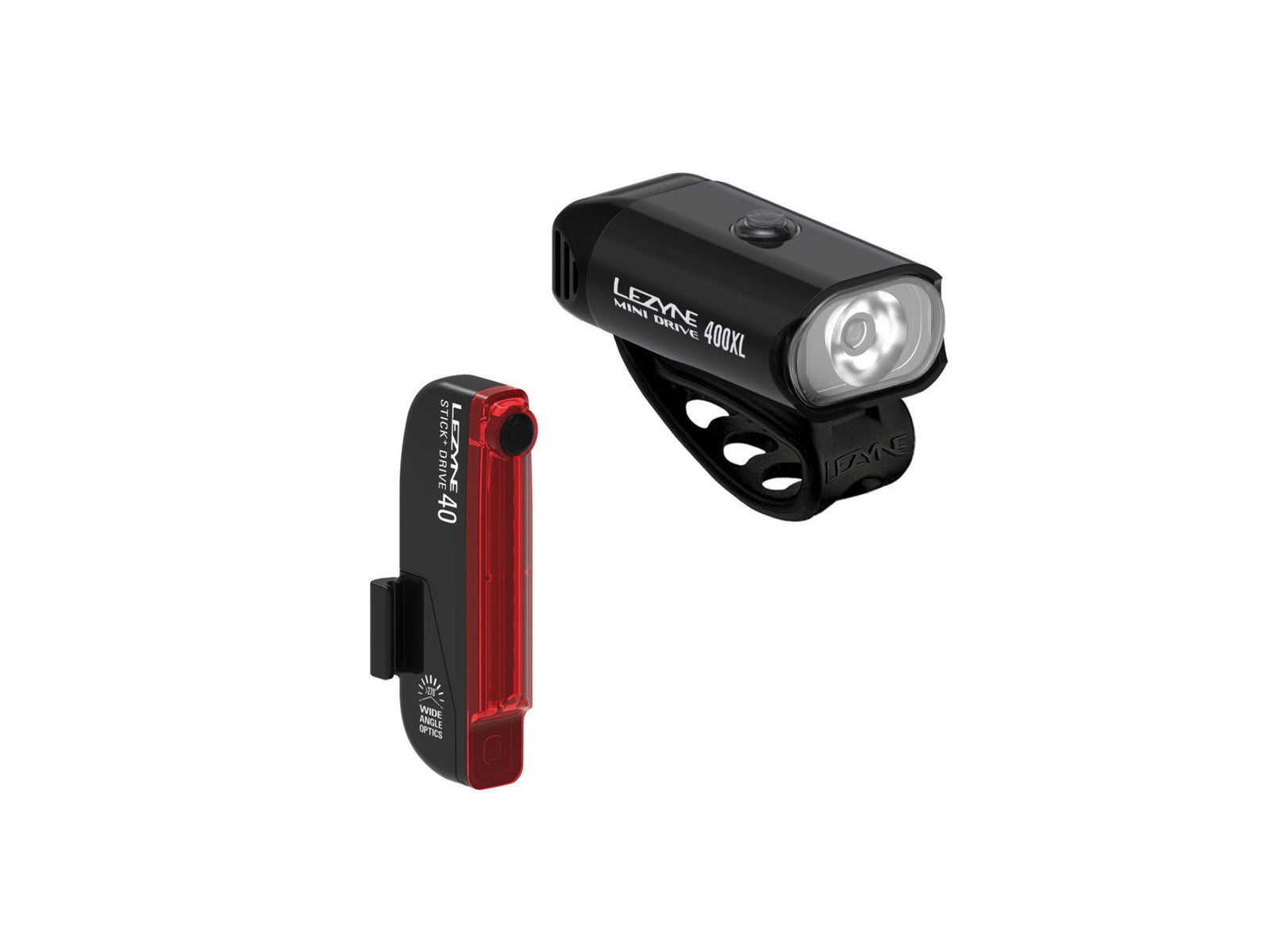 Lezyne Led Pair Mini Drive 400xl + Stick+ Drive