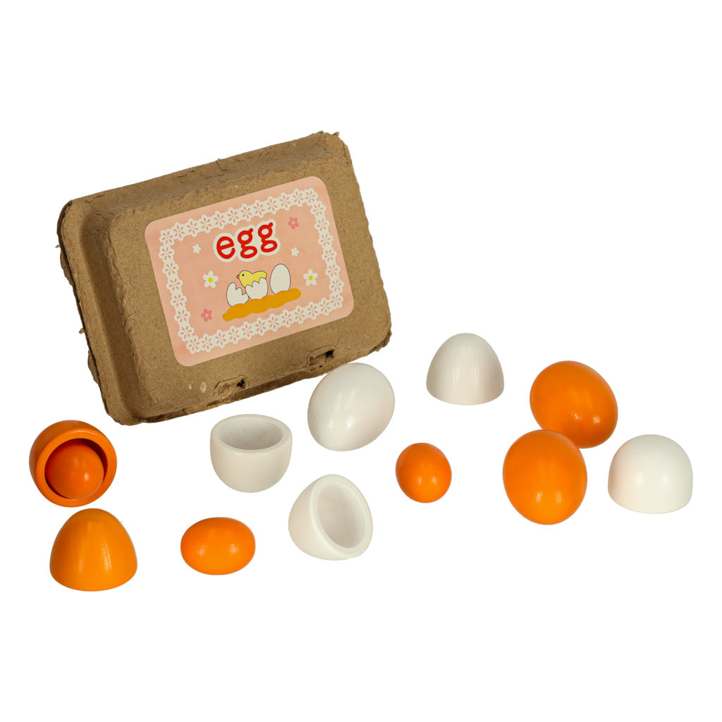 Play Eggs Removable Wooden Yolks