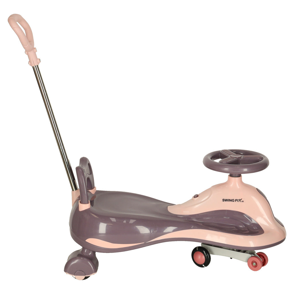 Led Swing Fix S2 Gravity Ride Scooter With Handle Purple Max 100kg