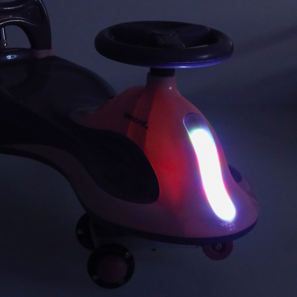 Led Swing Fix S2 Gravity Ride Scooter With Handle Purple Max 100kg