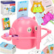 Educational Robot Interactive Learning To Draw Writing Fiche Set Markers Pink