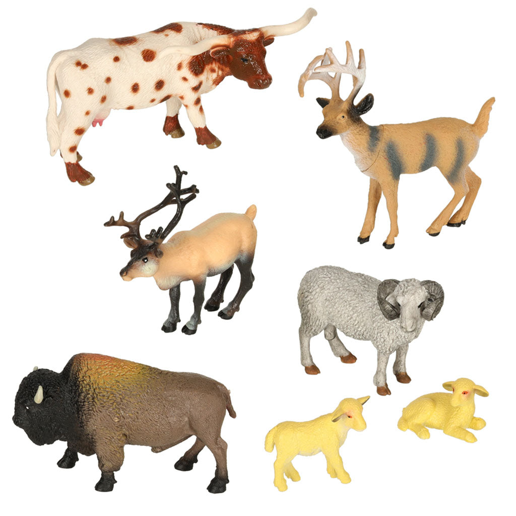 Figures Zoo Animals Set Of 28 El.