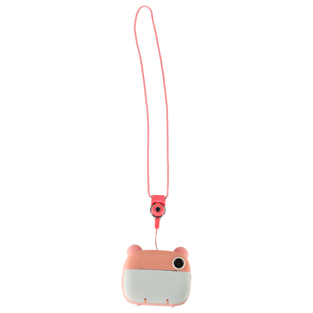 Instant Camera For Children Teddy Bear Pink