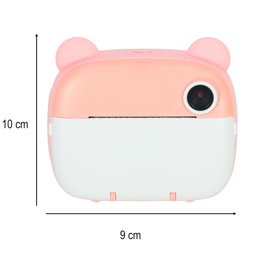 Instant Camera For Children Teddy Bear Pink