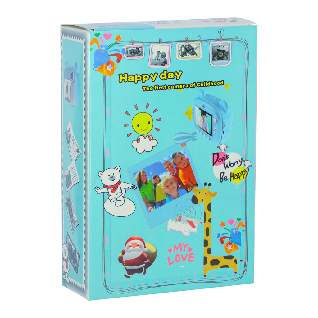 Instant Camera For Children Teddy Bear Pink