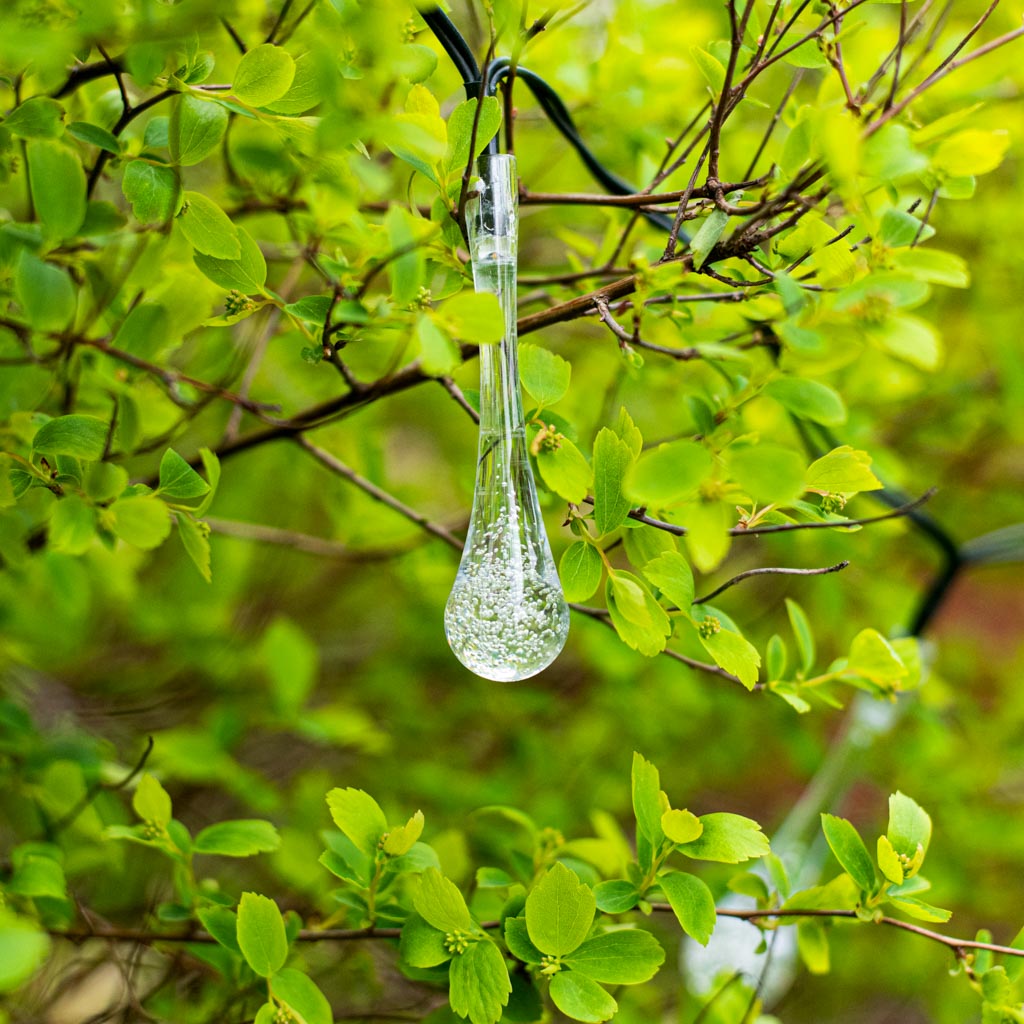 Solar Garden Icicle Lights 6.5m 30led Cold White