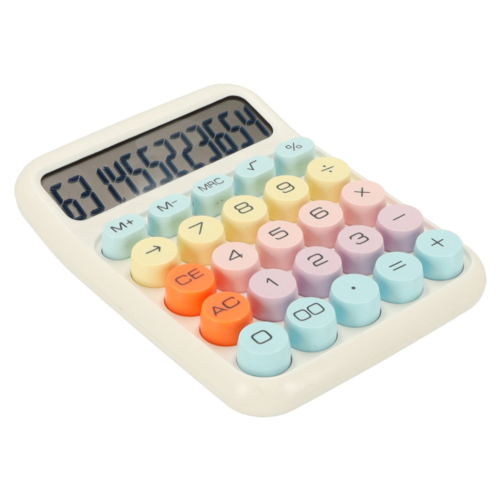 Office Calculator Round Buttons