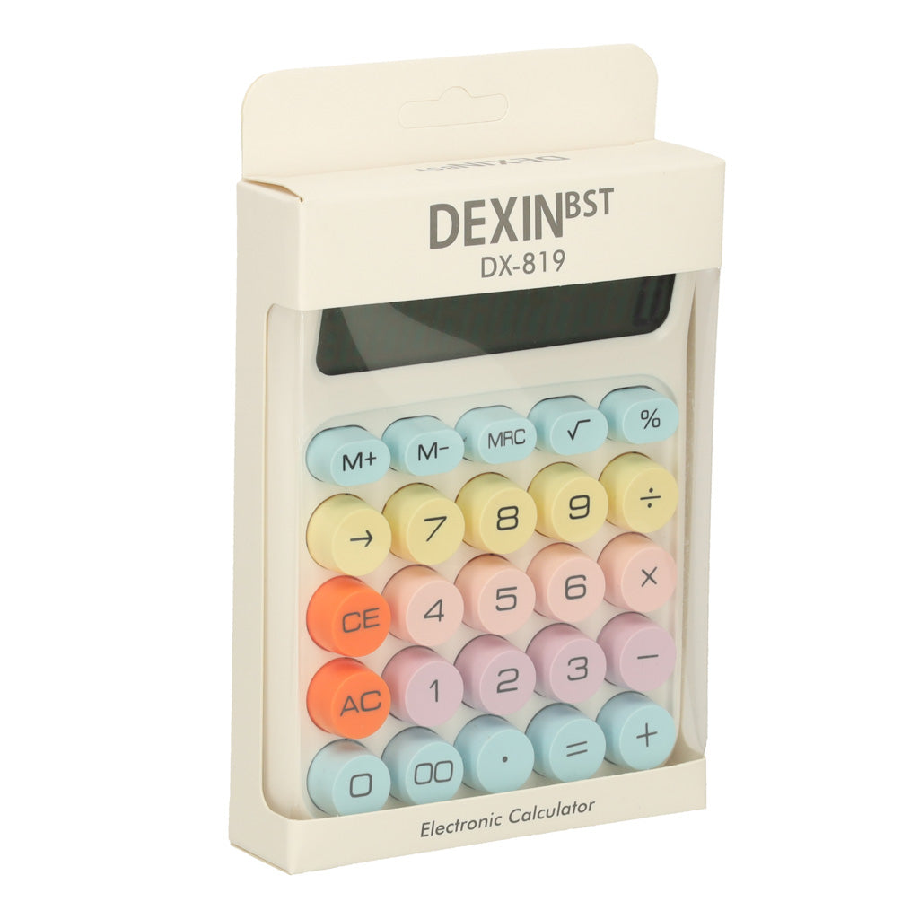 Office Calculator Round Buttons