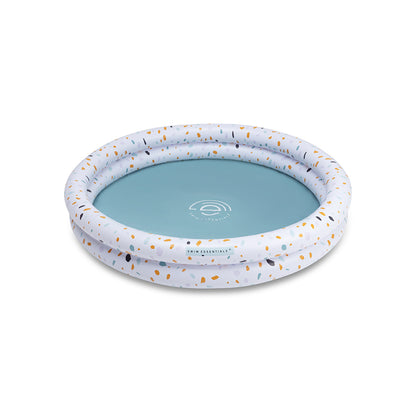 Swim Essentials Kids Pool - White - Terrazzo Dream - Ø 100 Cm