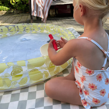 Swim Essentials børnebassin - Gul - Clear Bloom - Ø 100 Cm