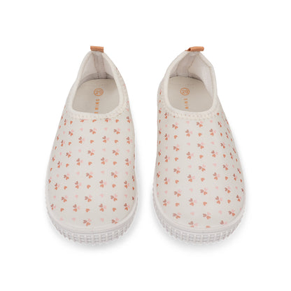 Swim Essentials Vandsko til børn - Old Pink - Cozy Hearts - Str. 19-29