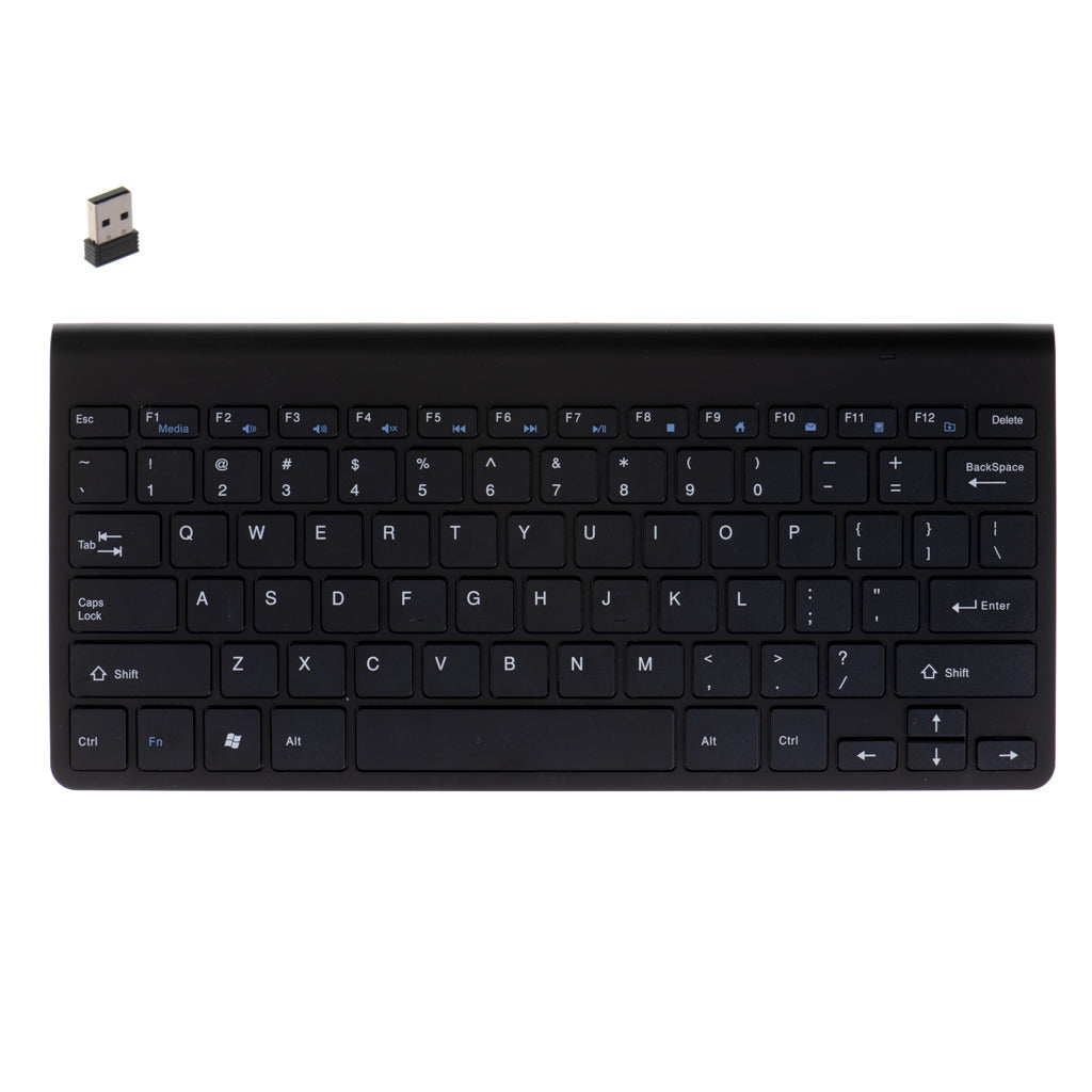 Smart Tv Wireless Keyboard Black