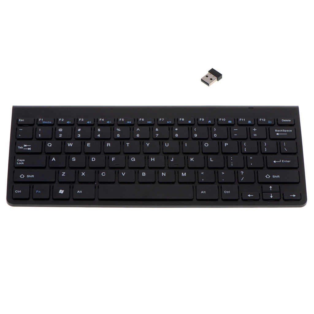 Smart Tv Wireless Keyboard Black