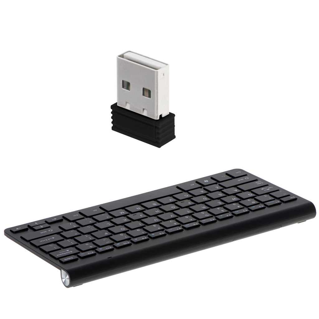 Smart Tv Wireless Keyboard Black