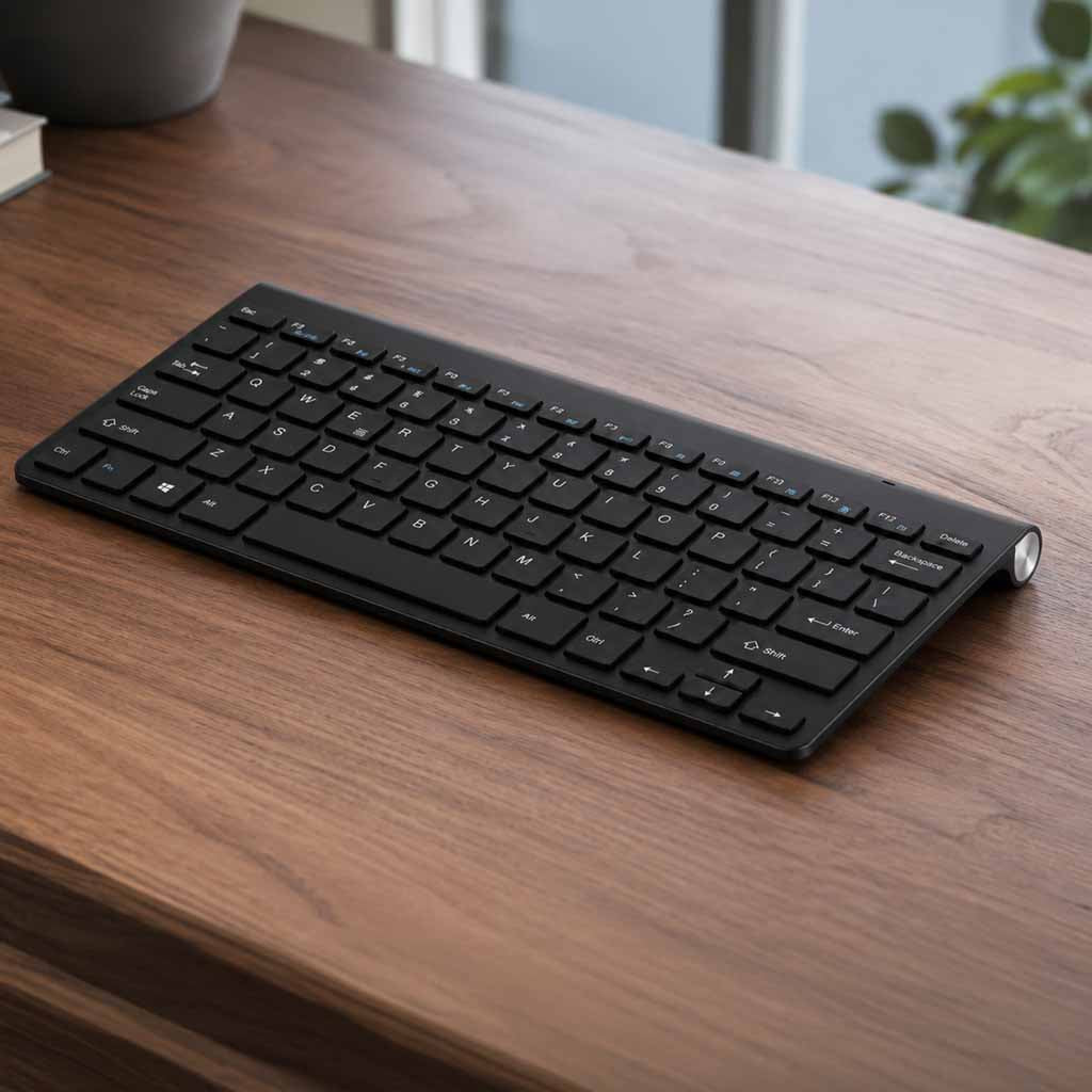 Smart Tv Wireless Keyboard Black