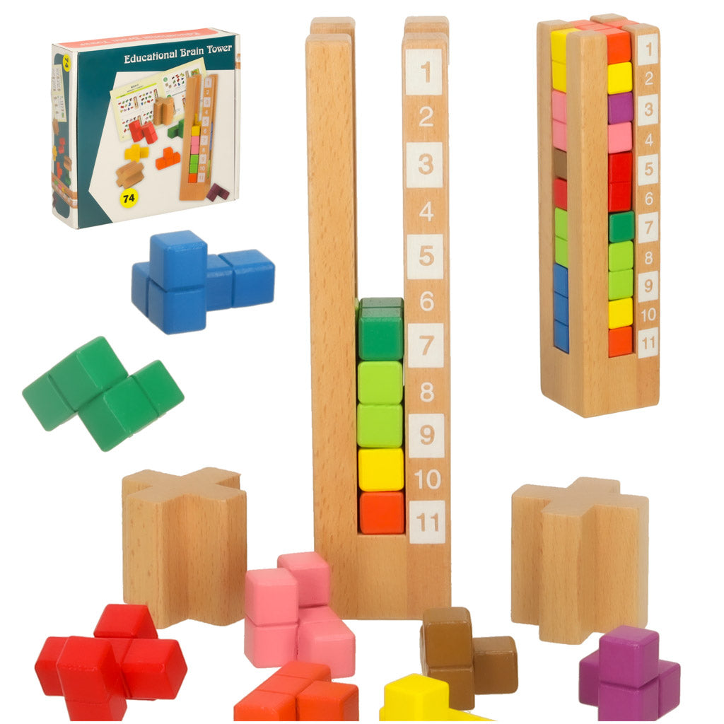 Catamino Wooden Educational Color Blocks