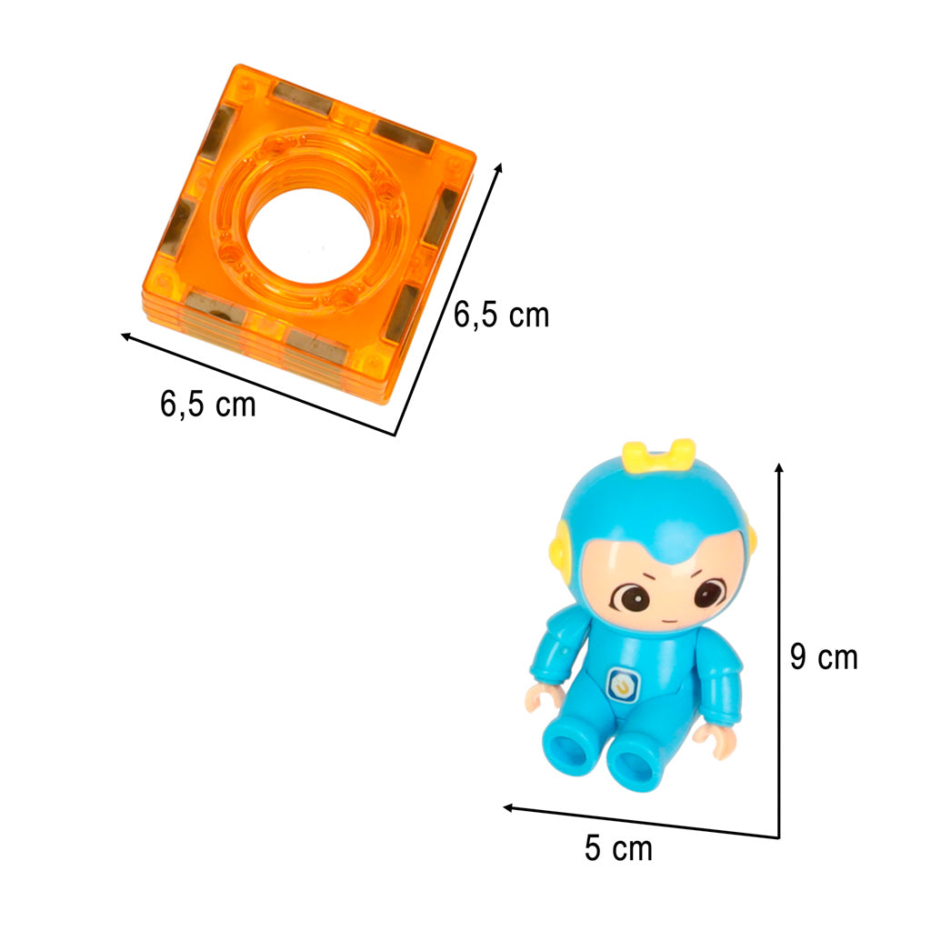 Magnetic Blocks Marble Ball Track With Sound Music 118 Elements