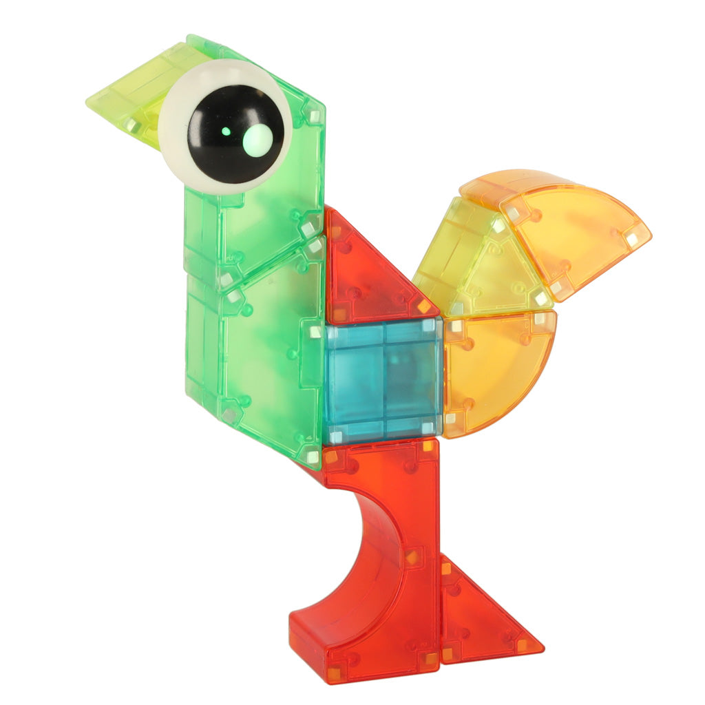 3d Construction Magnetic Blocks Led Glowing 32 El