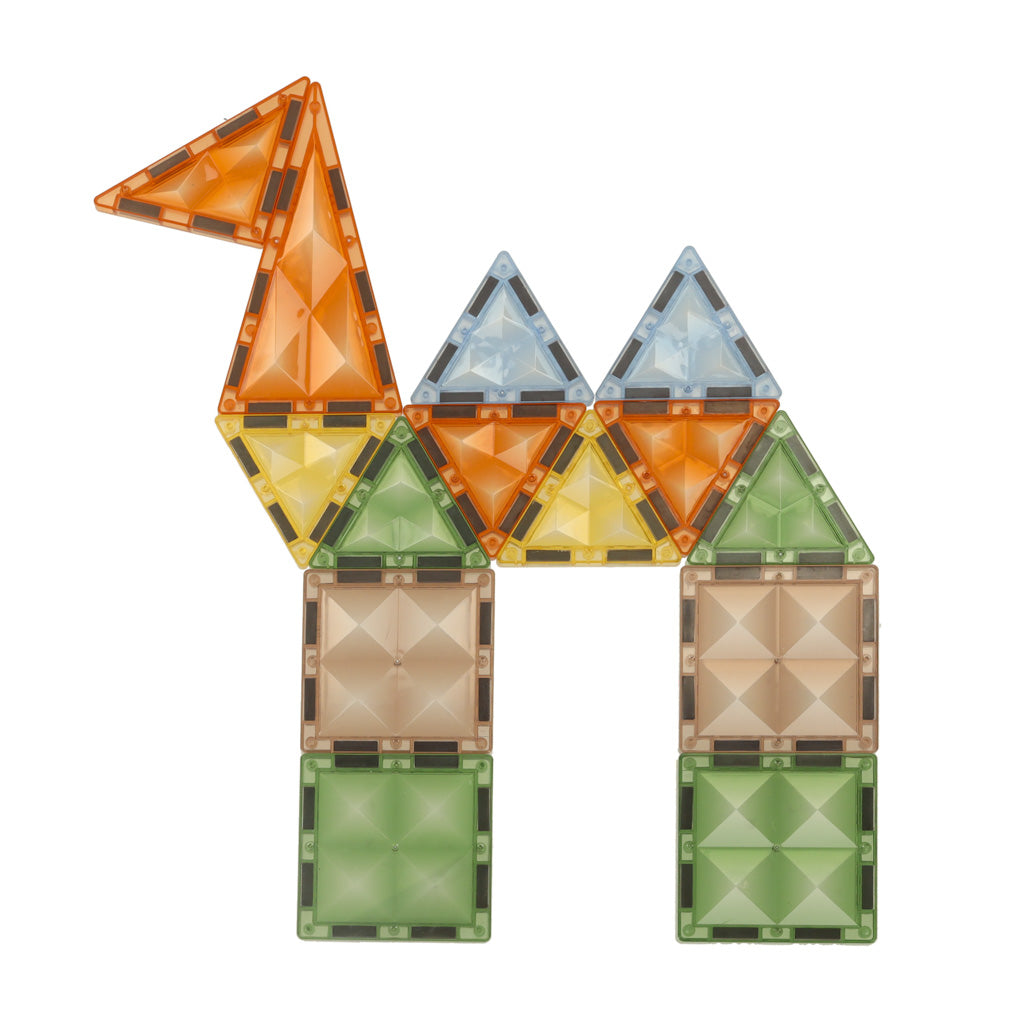 3d Construction Magnetic Blocks Glowing Animal Park 90 El.