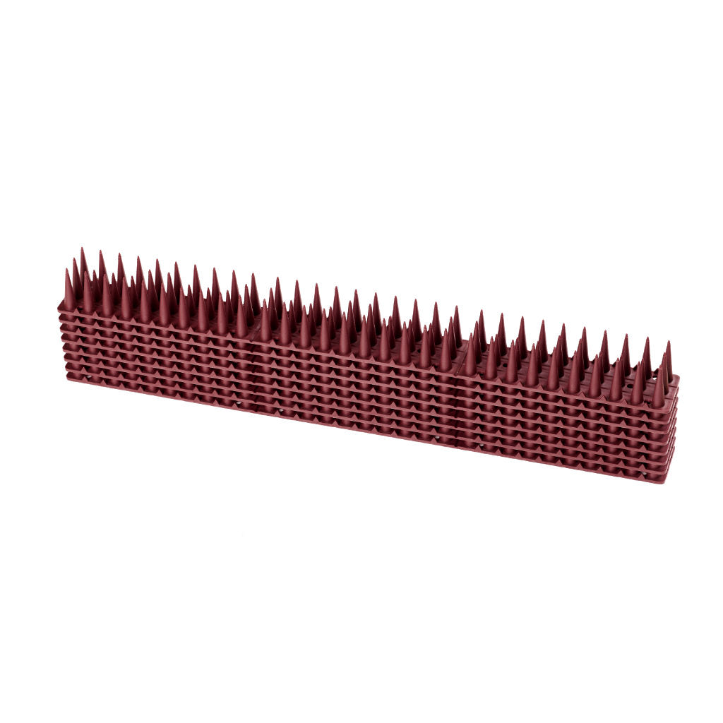 Spikes For Pigeons Strip Bird Deterrent Plastic Dense Brown 8el. 43 Cm