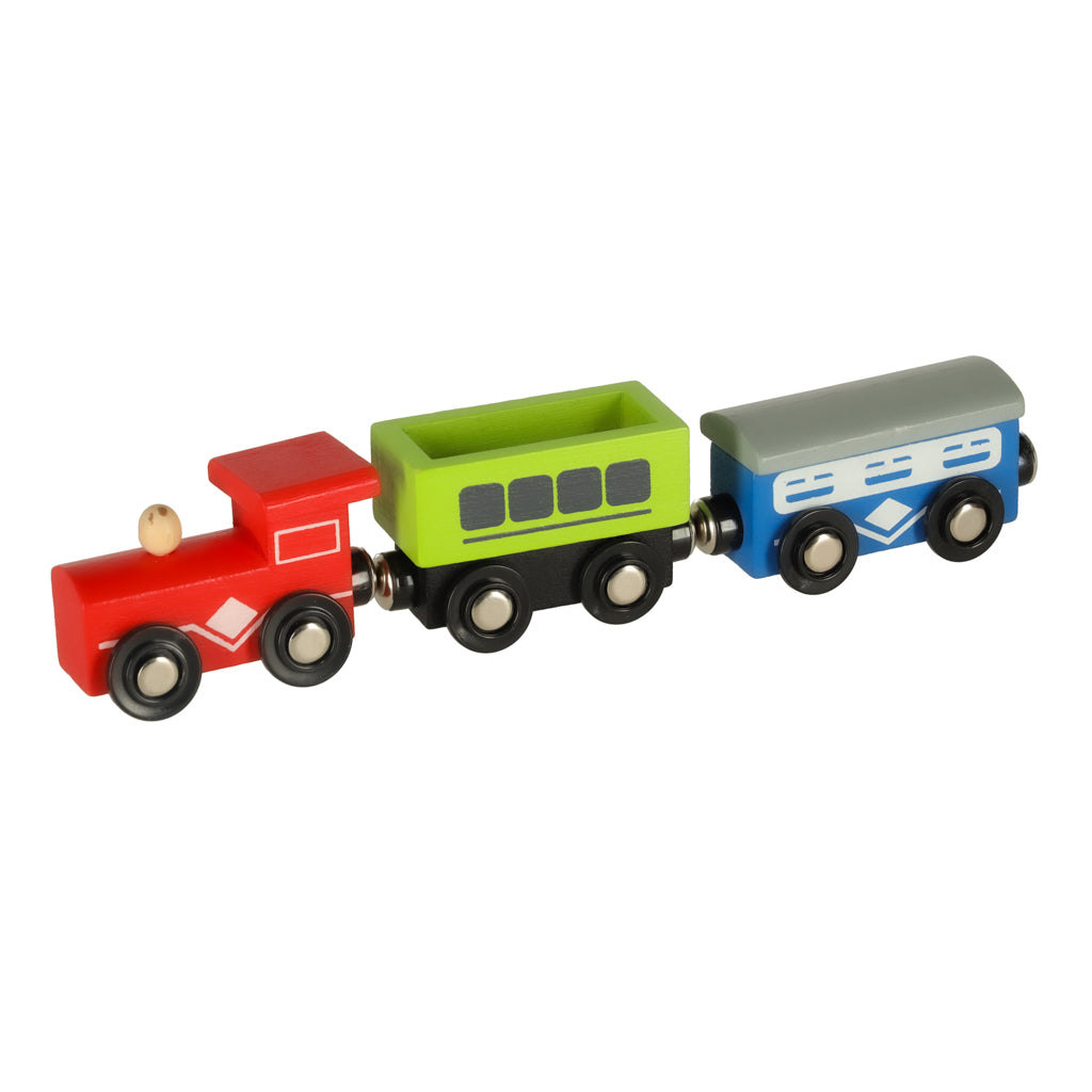 Wooden Train Train Locomotive City 69el