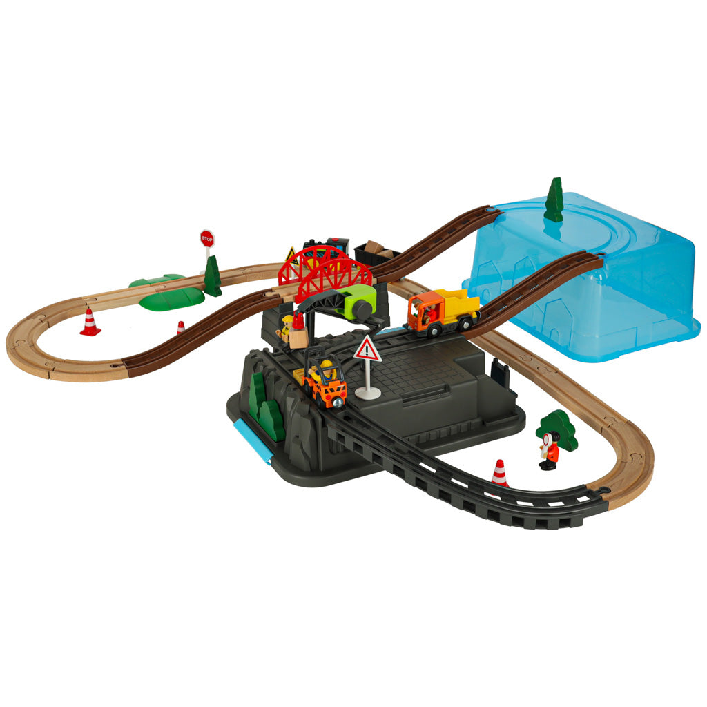 Railroad Car Track Train Construction Site 55el
