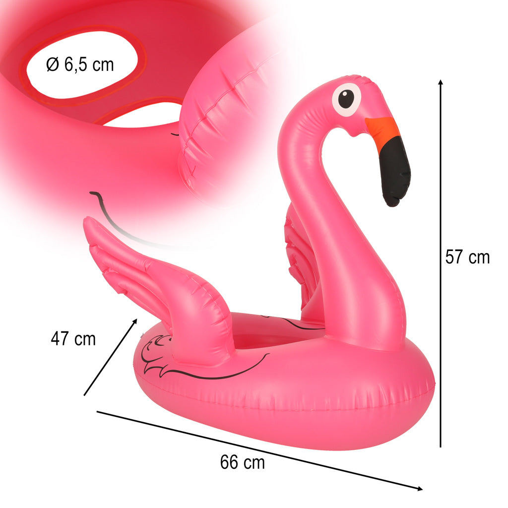 Felfújható pontonkerék gyerekeknek Flamingo