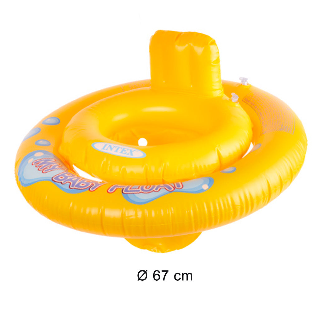 Dmuchane Koło Z Siedziskiem Dla Dzieci Ponton Intex 67cm