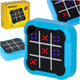 Circle Cross Cross Electronic Puzzle Game Tic Tac Toe Portable Console Blue