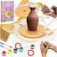 Potter's Wheel Creative Clay Set Paints Cat Yellow