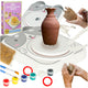 Set di argilla creativa per tornio per ceramica, dipinge il cane grigio