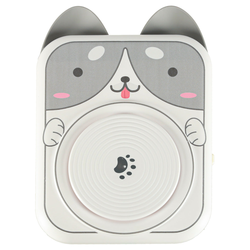 Set di argilla creativa per tornio per ceramica, dipinge il cane grigio