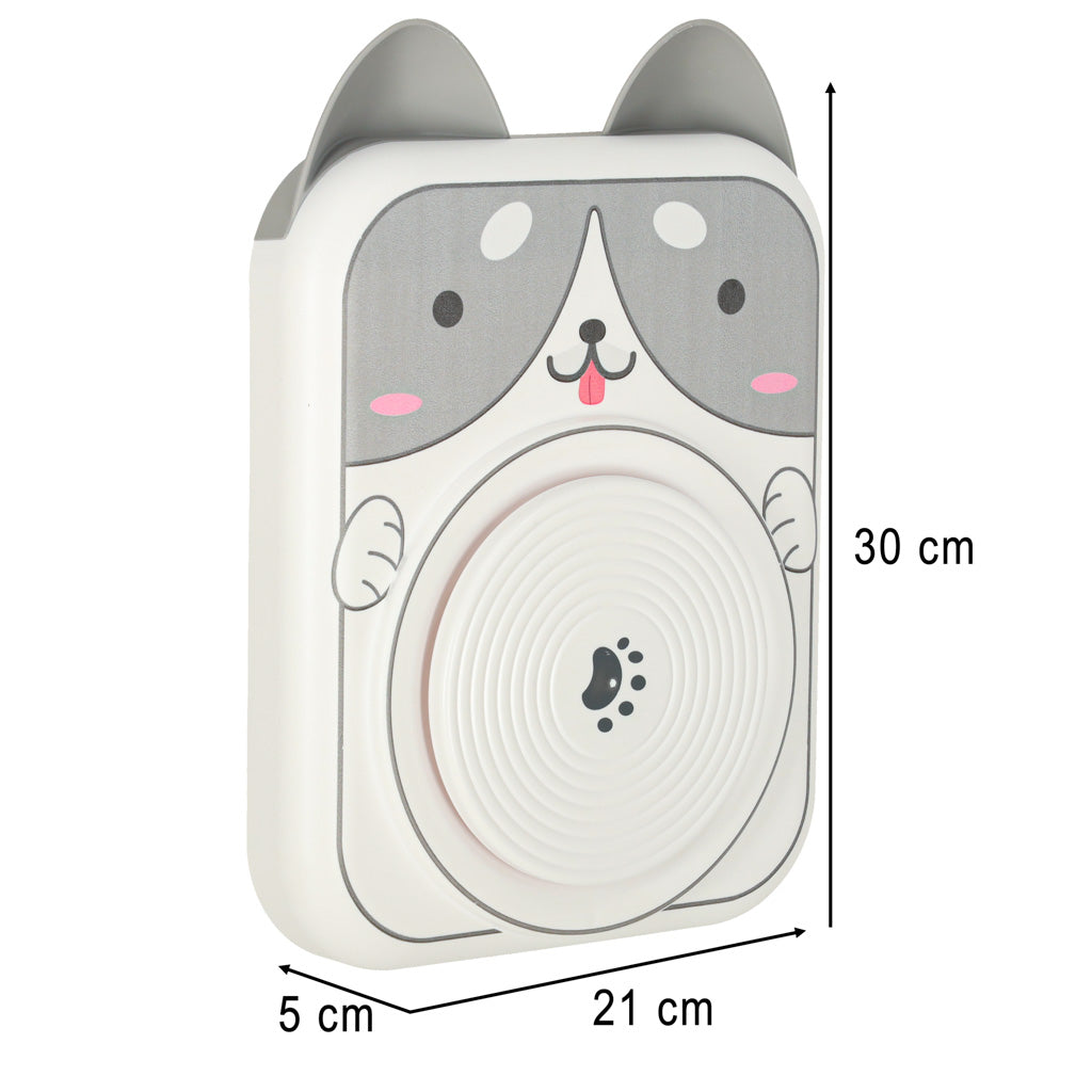 Set di argilla creativa per tornio per ceramica, dipinge il cane grigio