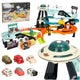 Car Track Parking Space Station 6 Cars
