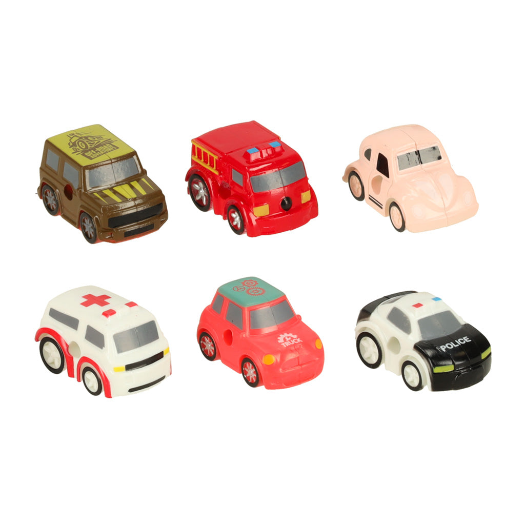 Car Track Parking Space Station 6 Cars