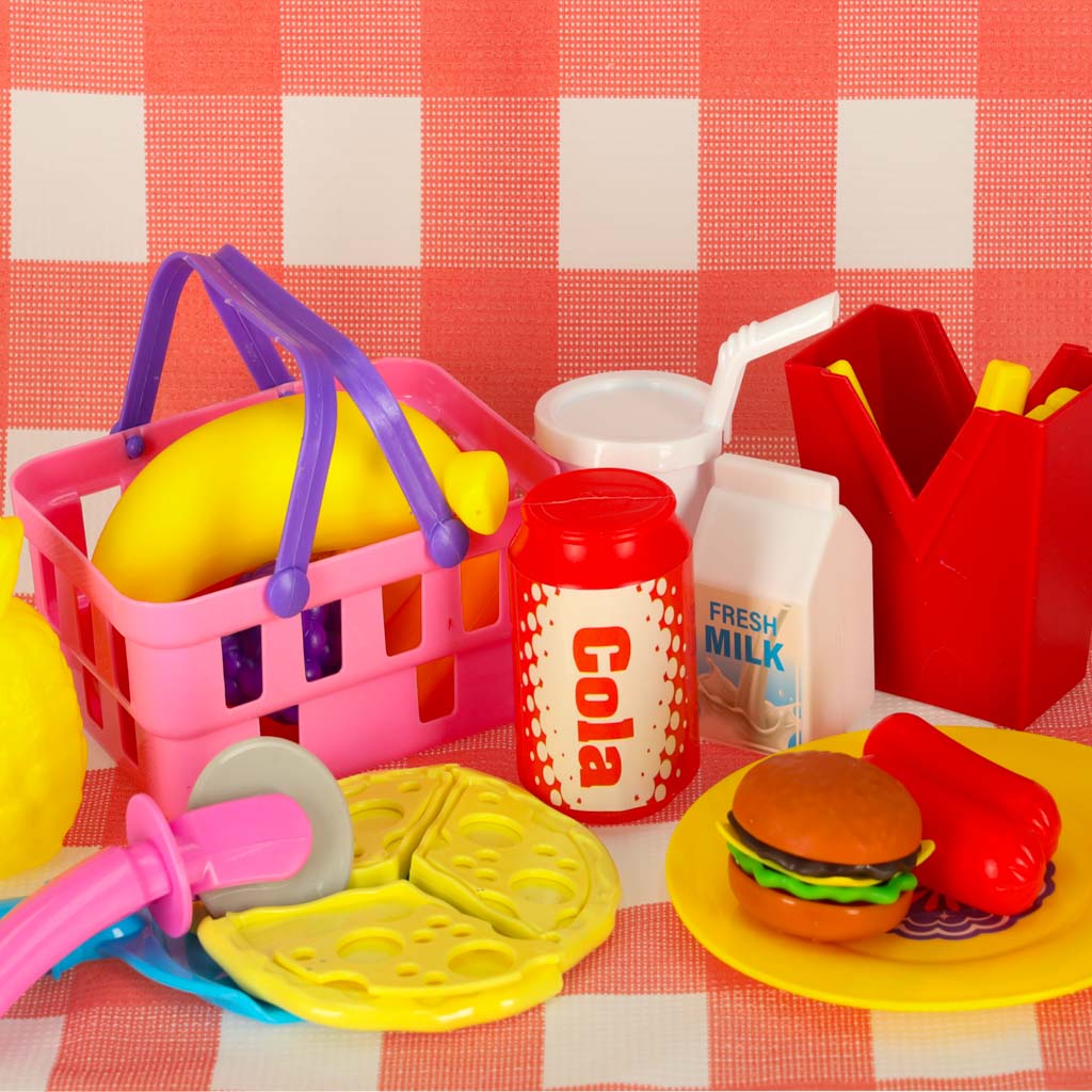 Picnic Basket Fast Food Pizza Burger Food Provisions Picnic Snacks