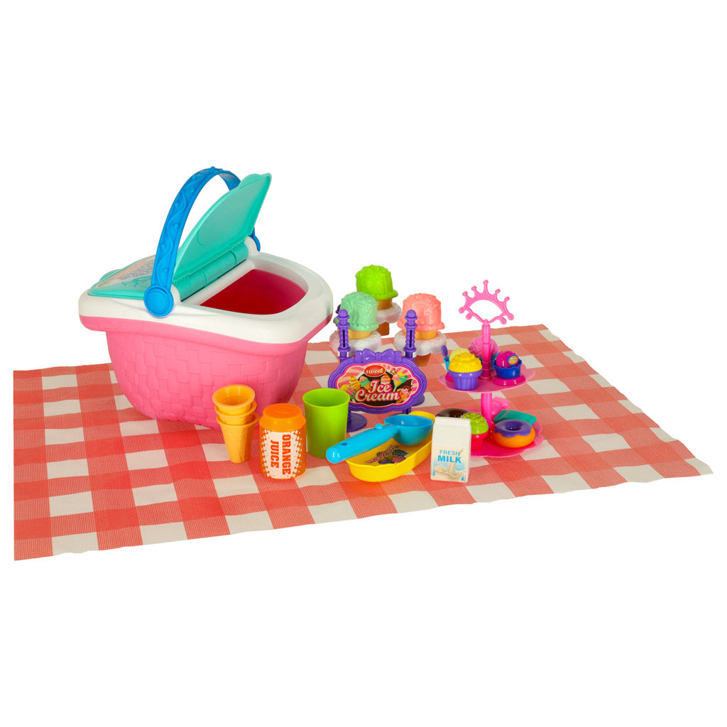 Coș pentru Picnic Înghețată Deserturi Alimentare Gustări Pentru Picnic