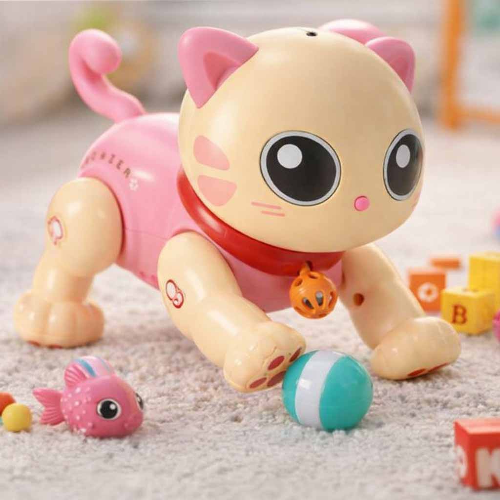 Interactive Cat Remote Control Rc Robot Jumps Sings