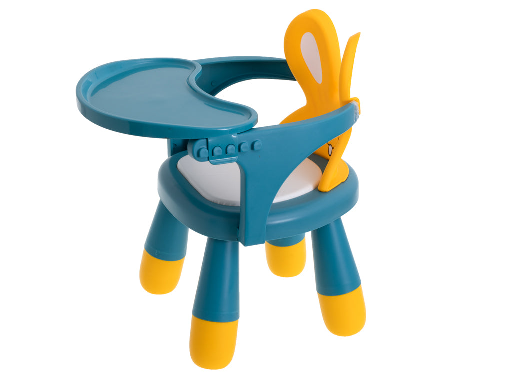 Feeding And Play Table Chair Yellow And Blue