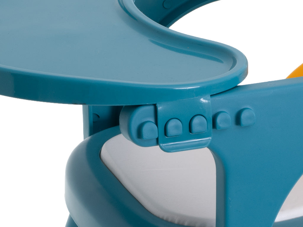 Feeding And Play Table Chair Yellow And Blue